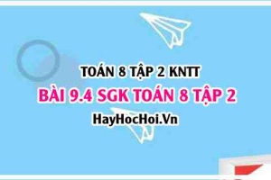 Bài 9.4 SGK Toán 8 tập 2 Kết nối tri thức